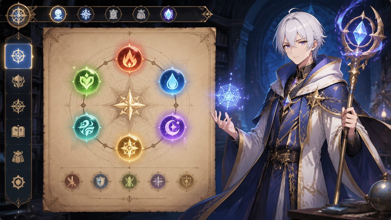 魔法师露娜 存档管理 预览图 1