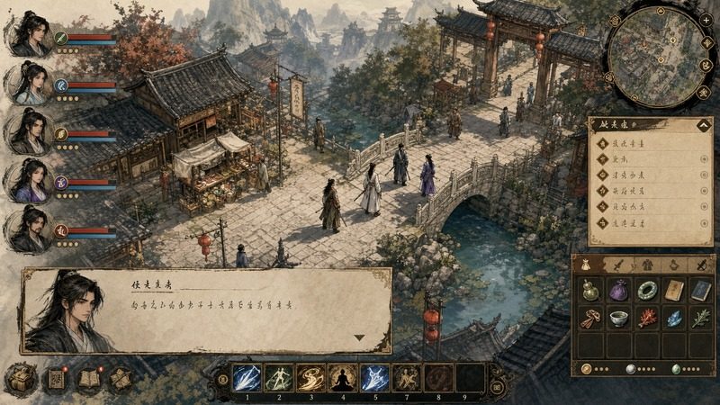 金庸群侠传5爱与死仙狐MOD六周年 实机画面 页面配图 8