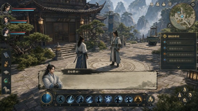 金庸群侠传5爱与死仙狐MOD六周年 章节事件 实机截图 1